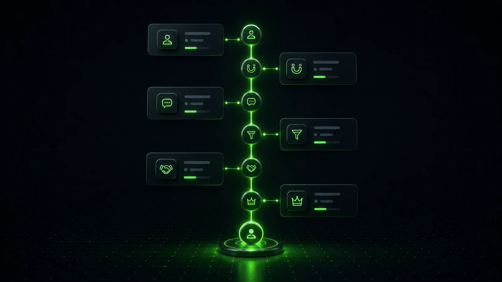 Timeline de seguimiento automatizado de leads